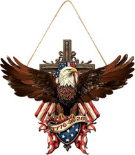 250Th Anniversary 4Th of July Eagle Wreath for Front Door 1776-2026 Commemorativ