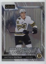 2023-24 O-Pee-Chee Platinum Arctic Freeze 97/99 Matthew Poitras #290 1jz3