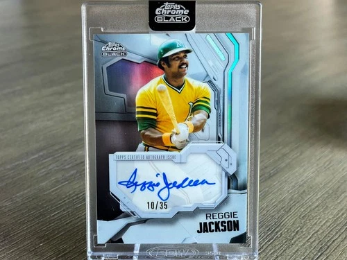 2026 Topps Chrome Black Reggie Jackson Ivory Autographs (RAW)