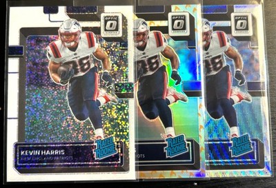 2022 Donruss Optic - Kevin Harris - Rookie - White Sparkle Fire Emoji Wave   
