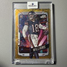 Caleb Williams 2024 Topps Cosmic Chrome #118 Interstellar Gold Rookie RC /50
