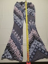 Bell Bottom Women's Vintage 28 Western Pants 70s Boho Flare Hippie Style