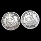 1853 1857 Seated Liberty Half Dime Silver ---- Nice Coin Lot  ---- #186U