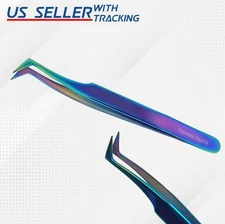 6A-SA Eyelash Extension Tweezers Especially for 3D 6D Volume Lashes 1 Pcs