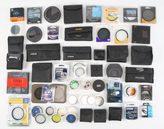 Lot of Assorted Brands Packaged Filters (Various Sizes & Effects)