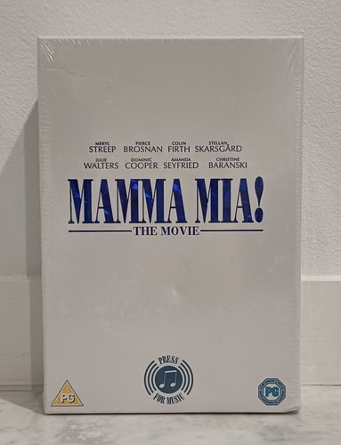MAMMA MIA THE MOVIE/INCLUDES LUXURY HARDBACK JOURNAL & PEN-DVD SET REGION 2 PAL