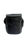 12-Can Lunch Bag Beverage Cooler Tote Insulated Zippered Black Polyester NEW