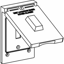 Orbit 1C-TS-W 1-Gang weatherproof Cover Singl...