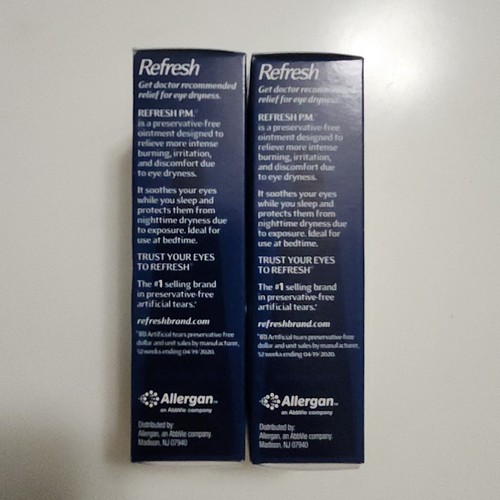 Refresh P.M. Lubricant Eye Ointment 3.5g X2 Exp 06/2026+ - Picture 2 of 5
