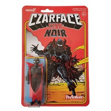 Czar Noir CZARFACE Black With Red Cape ReAction Super7 Action Figure