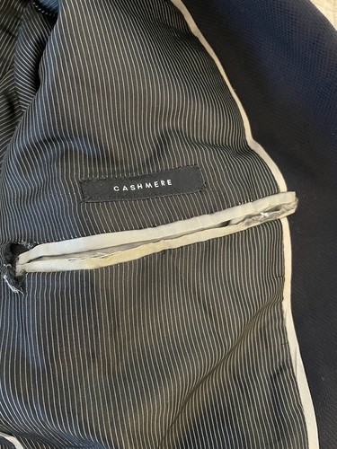 Giorgio Armani Black Label Made in Italy Finely Textured Cashmere Jacket 42 R - Picture 6 of 8