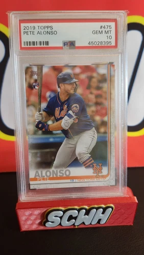 2019 Topps Pete Alonso #475 Rookie Card PSA 10 GEM MINT Mets RC
