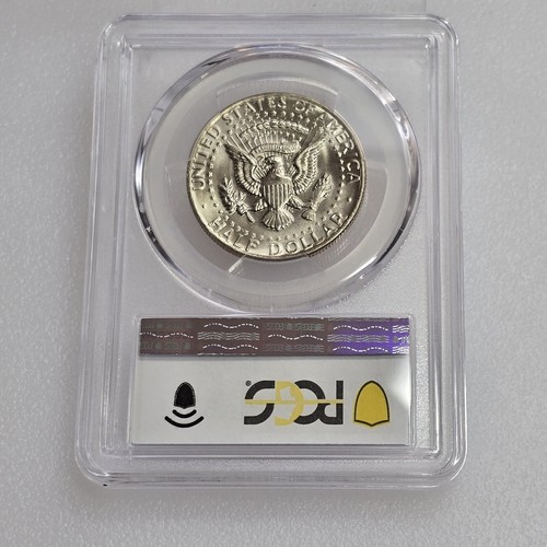 Lote de monedas de 50c Kennedy 1974 medio dólar graduación profesional MS65 sin circular 2245 - Imagen 10 de 12