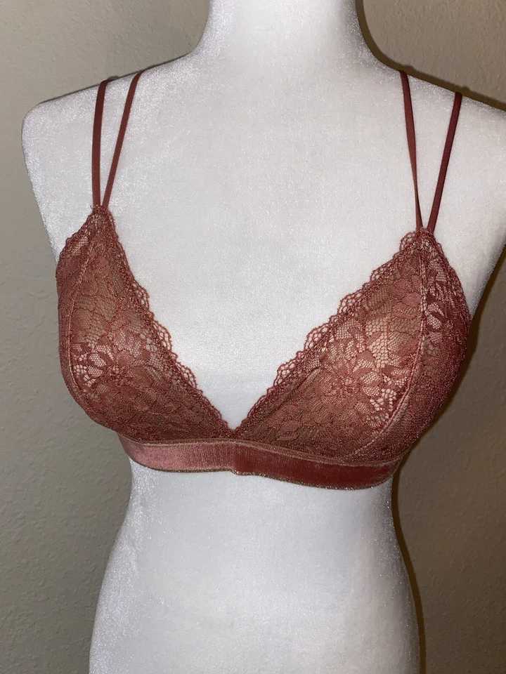 Sujetador b.tempt'd Wacoal Medio Malva Rústico Naranja Inalámbrico Acolchado Push Up 935204 Foto 2 de 4