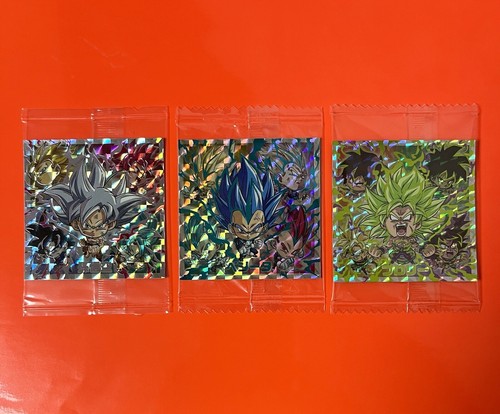 Juego de pegatinas Son Goku Vegeta Broly Dragon Ball Wafer S7-05 y S7-06 y S7-07 EGR - Imagen 1 de 10