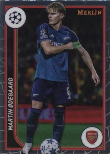 2023-24 Merlin UEFA Club Martin Ødegaard #14 Refractor Arsenal FC