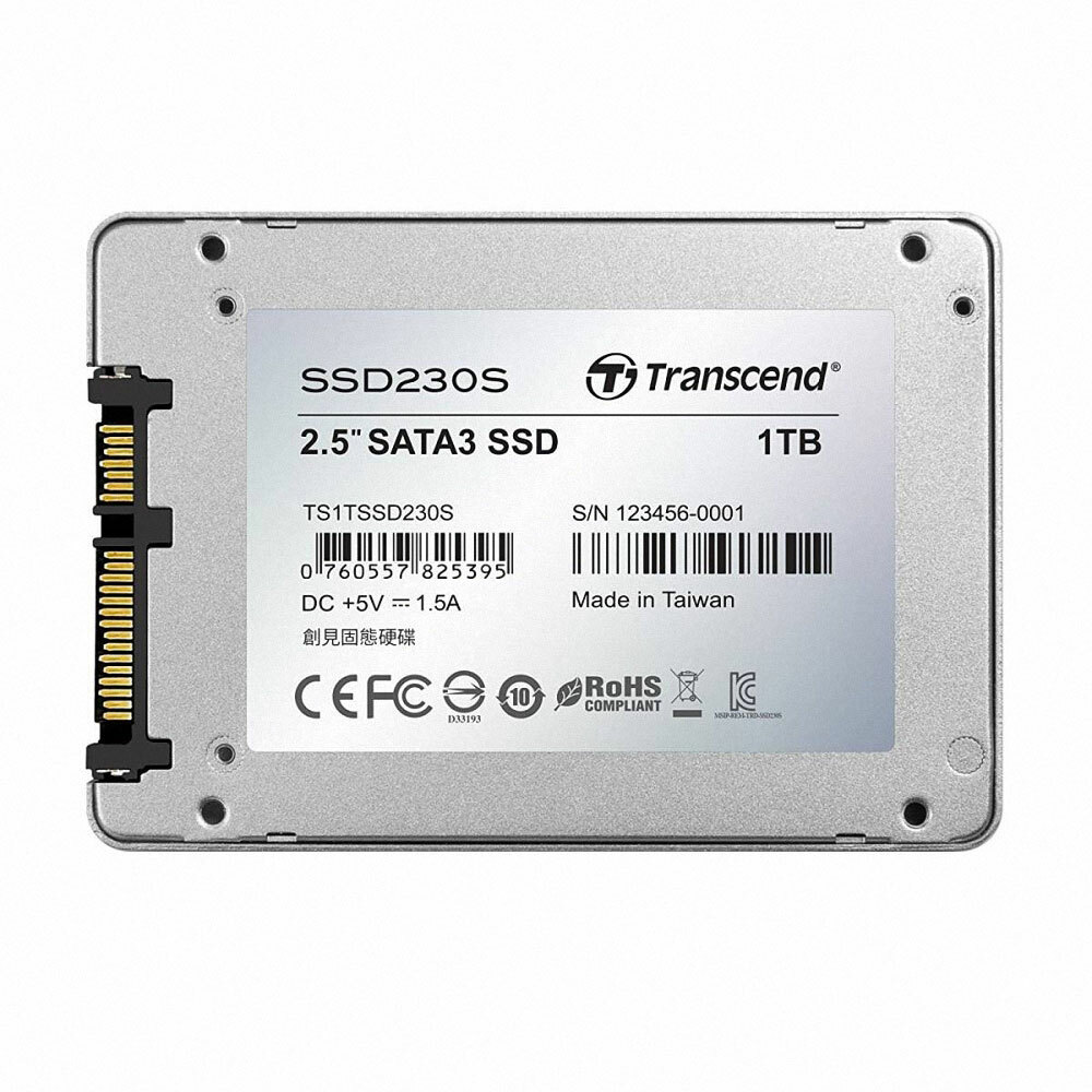 外付けハードディスク・ドライブ Transcend SSD230S 1TB Transcend SSD230S SATA 1TB TLC 2.5