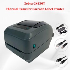 Zebra GX430T Thermal Transfer Barcode Label Printer 300 dpi USB Ethernet Serial