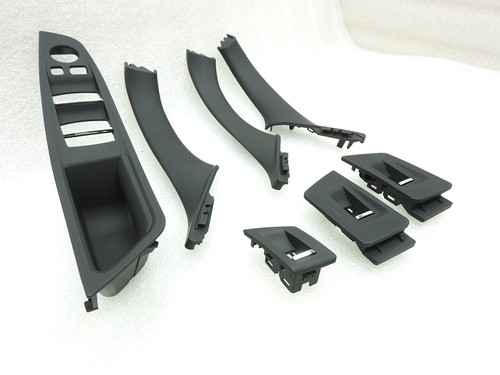 BMW 5 F10 F11 F18 Verkleidungen für Innentürgriffe und Fensterheberknöpfe Satz - Picture 4 of 17