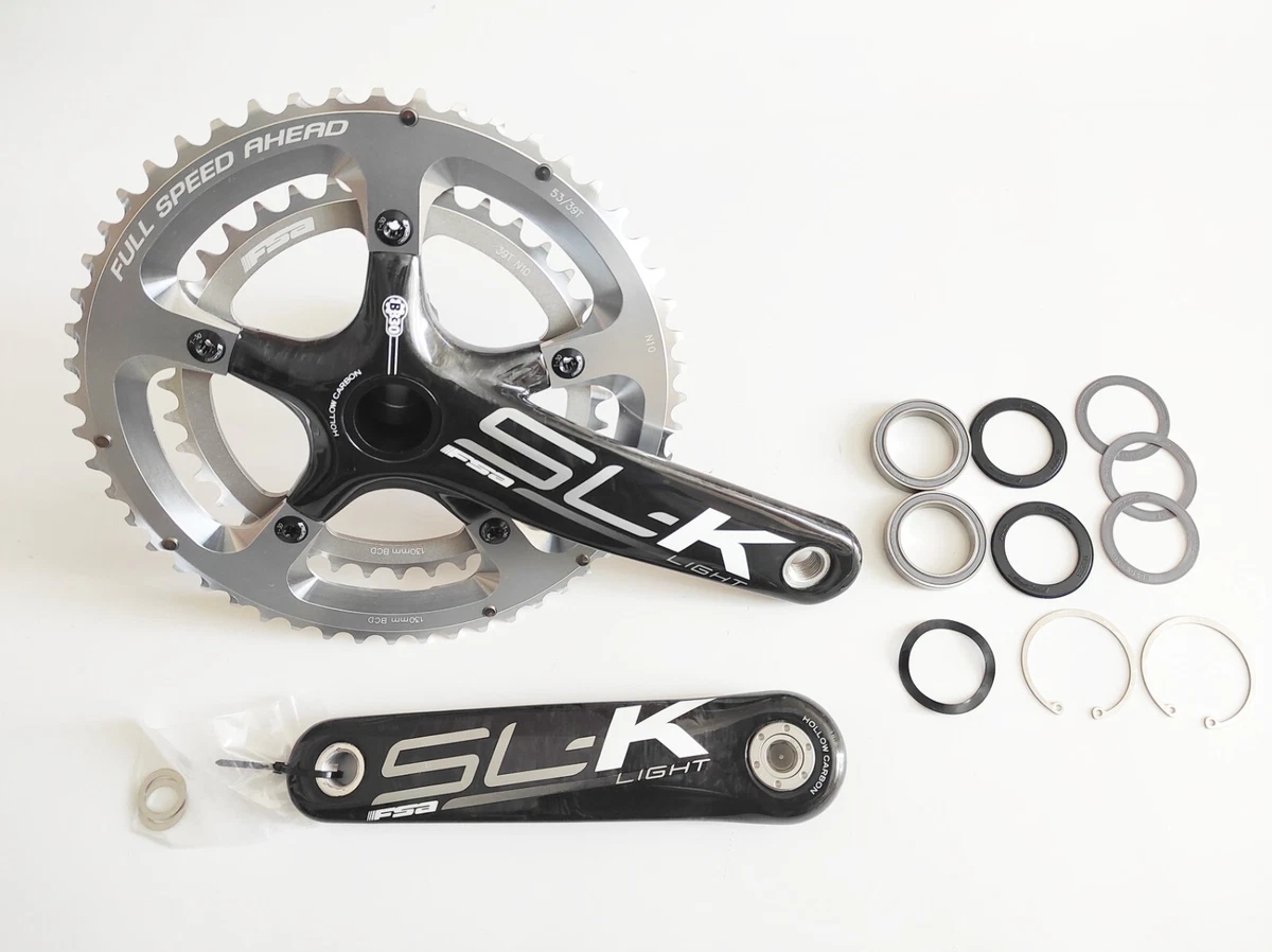 NEW FSA SL-K Light Carbon Crankset 53/39T BB30 (73mm) 170mm Length  Including BB