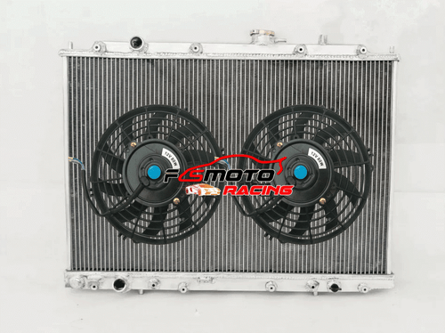 Aluminum Radiator&Fan for 2005-2007 2008 Honda Pilot 2003-2006 Acura MDX 3.5L AT - 第 1/8 張圖片