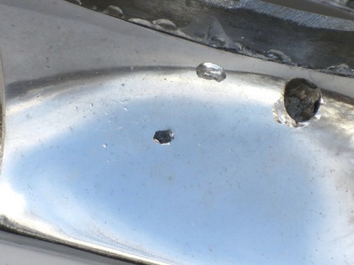 1959 Buick LeSabre Invicta Electra LH headlight bezel 1186559 - Picture 7 of 7