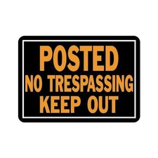  12 PACK  Hy-Ko 10x14 Metal Aluminum Private Property No Trespassing Sign