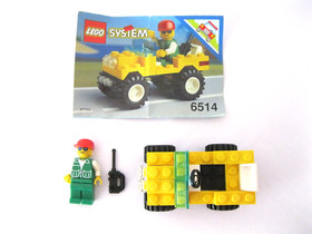 Lego City 4x Sets 3179 60001 8401 6514 + 3x Road Plates Complete + BA