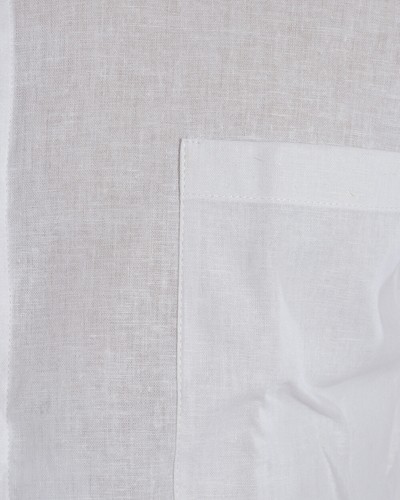 Camicia Daniele Alessandrini Shirt Lino Uomo Bianco C6443R12143802 2 - Imagen 8 de 11