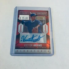 F92074  2014 Elite Extra Edition Prospects Signatures #93 Victor Arano/799
