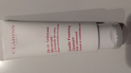 CLARINS Gentle Foaming Cleanser w/ cottonseed Normal Combination Skin 4.2oz NEW