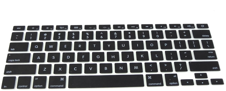 Protector de revestimiento de silicona de alta calidad para teclado MacBook Air Pro 11 a 16 EN CAJA Foto 3 de 4