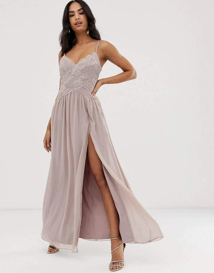 Fitted top maxi clearance dress