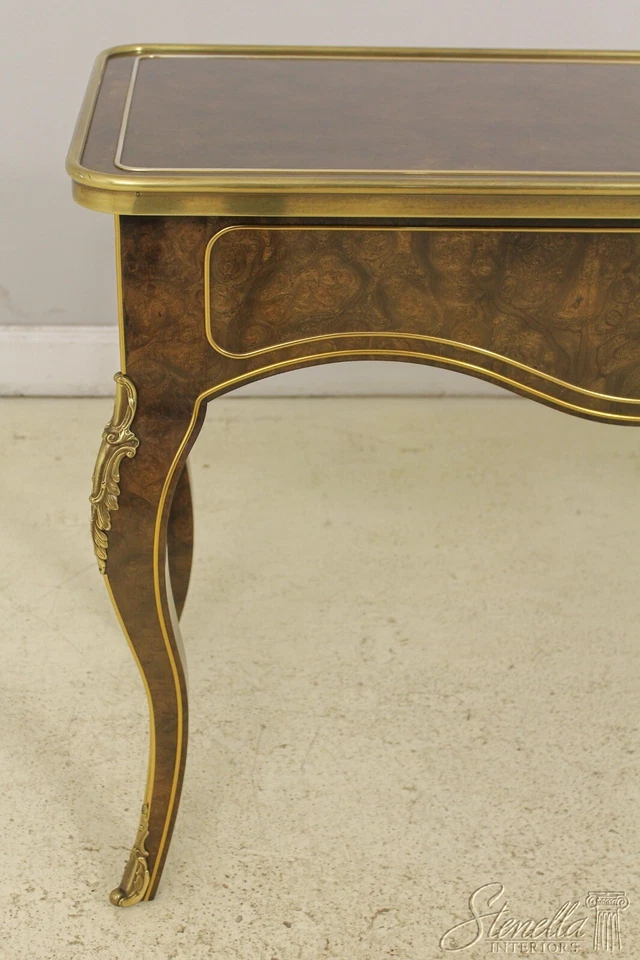 58263EC: MASTERCRAFT Mesa Sofá Francés Luis XV Nogal Foto 4 de 4