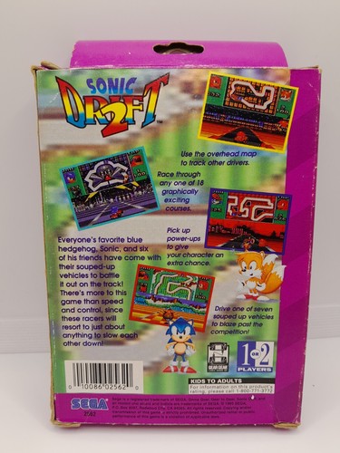 Sonic Drift 2 | Sega Game Gear, NTSC US Version | Boxed Complete CIB, Rare - Picture 3 of 12