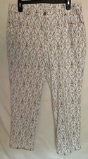 Chico's Women's Pants Size 1 Cotton Capri Jeans