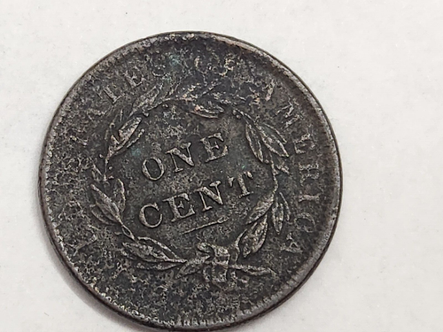 1838 Coronet Head One Cent Münze - Bild 4 von 10