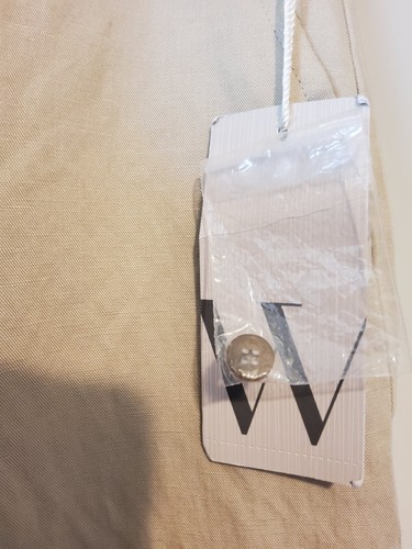 NWT! Worthington Khaki Curvy High Rise Flat Front Pocketed Trousers Women Size 8 - Picture 3 of 5