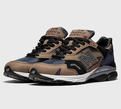 New Balance 920 Navy Beige Black Made in England Men's Shoes Sz 10 (M920INV) - Picture 9 of 19
