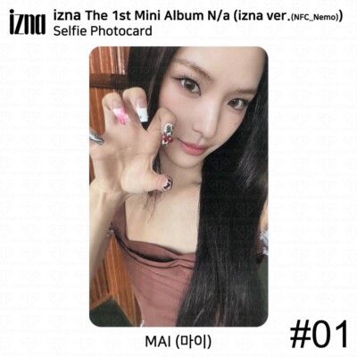 IZNA The 1st Mini Album N/a NFC_Nemo ver Official Selfie Photocard