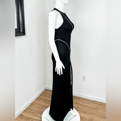 Vestido con cordón de cristal Galvan London - Imagen 10 de 13