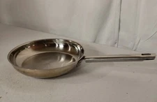 Well Equipped Kitchen 10" Skillet NO Lid Heavy Stainless Frying Pan Preowned 