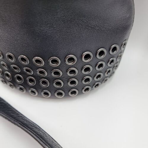 Coach Bleecker Black Mini Duffel Crossbody Shoulder Bag Purse Leather 32386 - Picture 4 of 14