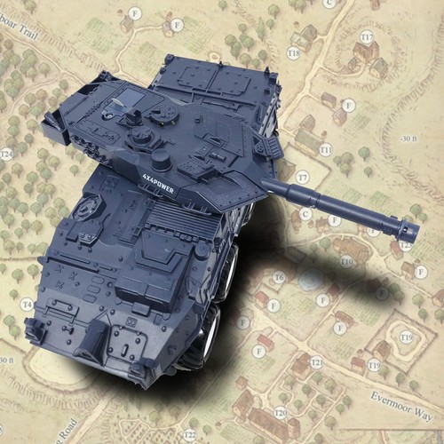 Set Veicolo Luci e Suoni Design Realistico Carro Armato Esercito Militare Simulazione Bambini Giocattolo - Foto 10 di 11
