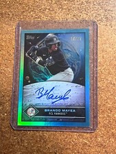 2024 Topps Pro Debut Future Cornerstones Aqua # FCA-BW Brando Mayea Auto 18/75