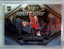 Aaliyah Edwards Rookie Card 2024 Select WNBA Snapshots Insert Card-#7 Mystics