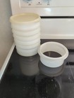 Vintage Tupperware Hamburger Keepers 9 Piece Set / 7 Keepers, 1 Seal & 1  ring  — photo 2