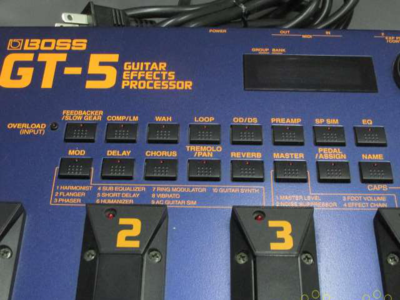 BOSS GT-5 Multi effect guitar pedal processor Used From Japan F/S