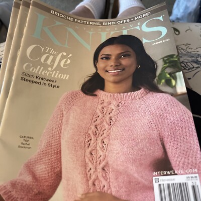 Interweave Knits Magazine Spring 2023  The Cafe  Collection - Stitch Knitwear