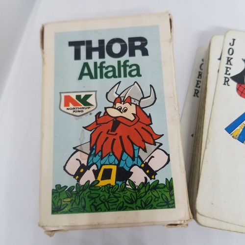 Carte da gioco vintage pubblicitarie 1969 NORTHRUP KING Thor Erba medica - Foto 2 di 10